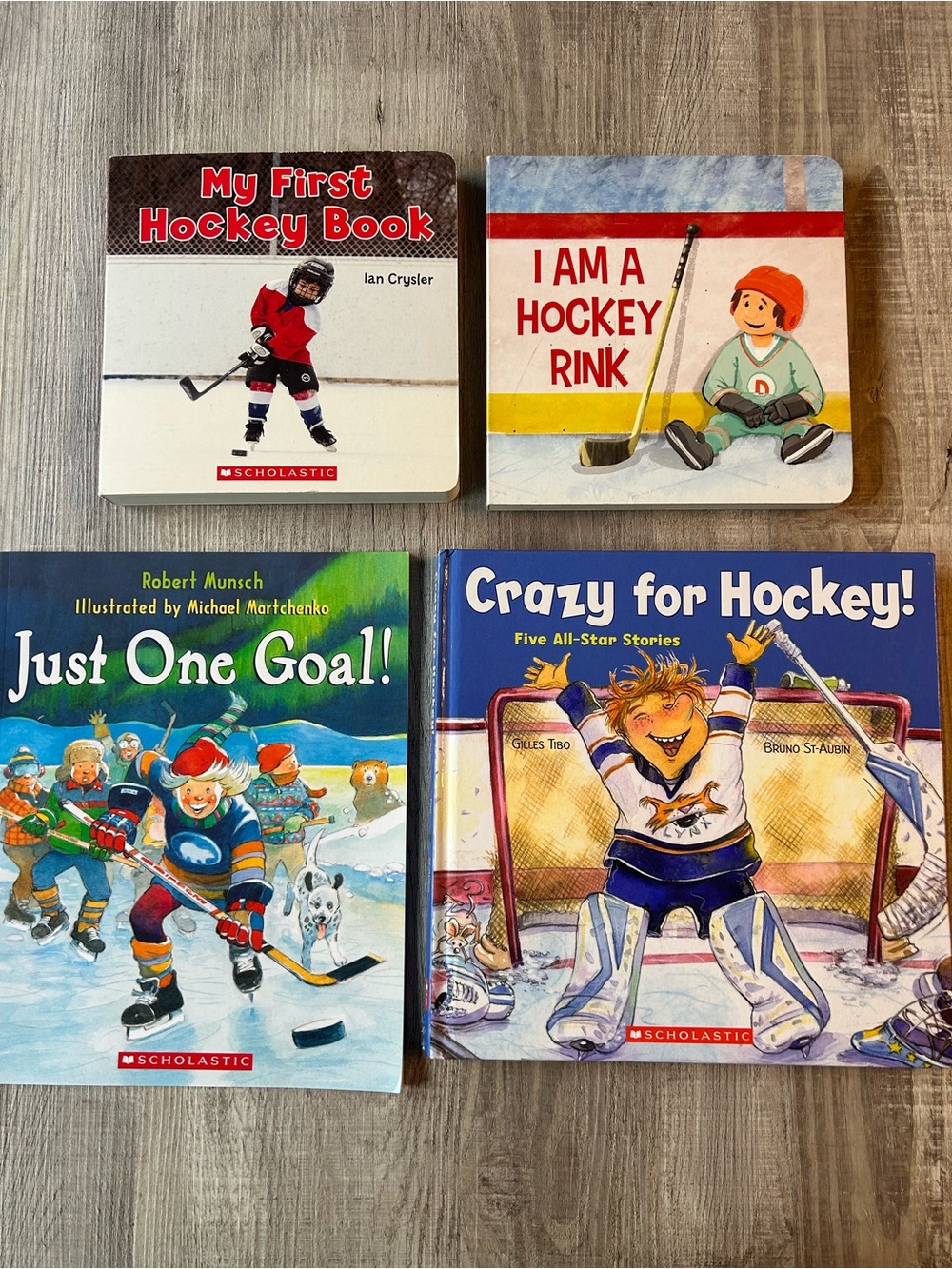 0098. Scholastic Children's Hockey Book Collection